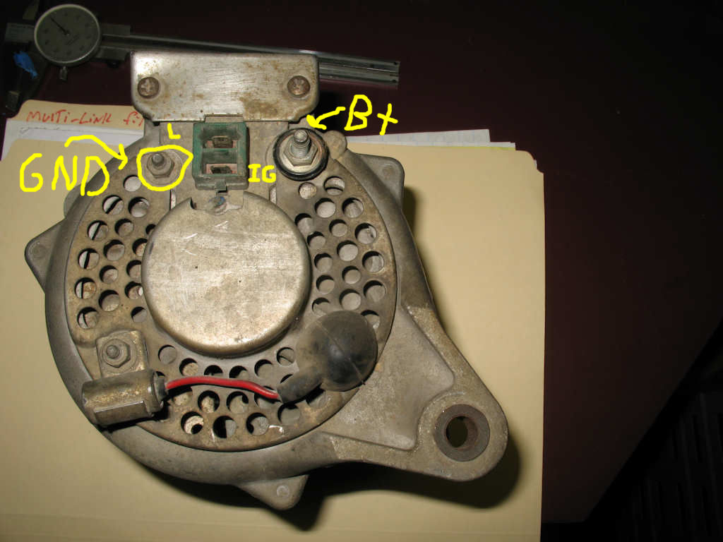 Alternator Connectors internally regulated alternator wiring diagram 