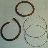 Felt and retaining Rings