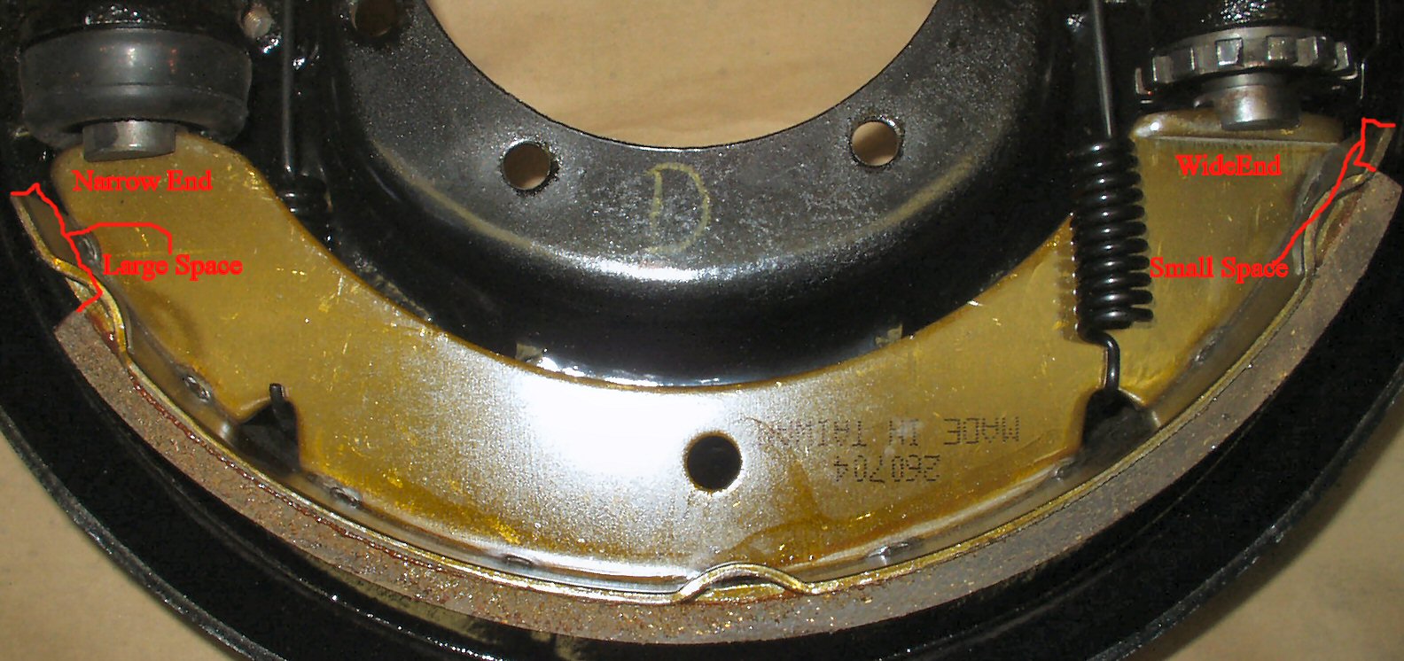 Assembling the Brake Shoes/Springs/Cylinders