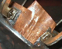 Copper backing