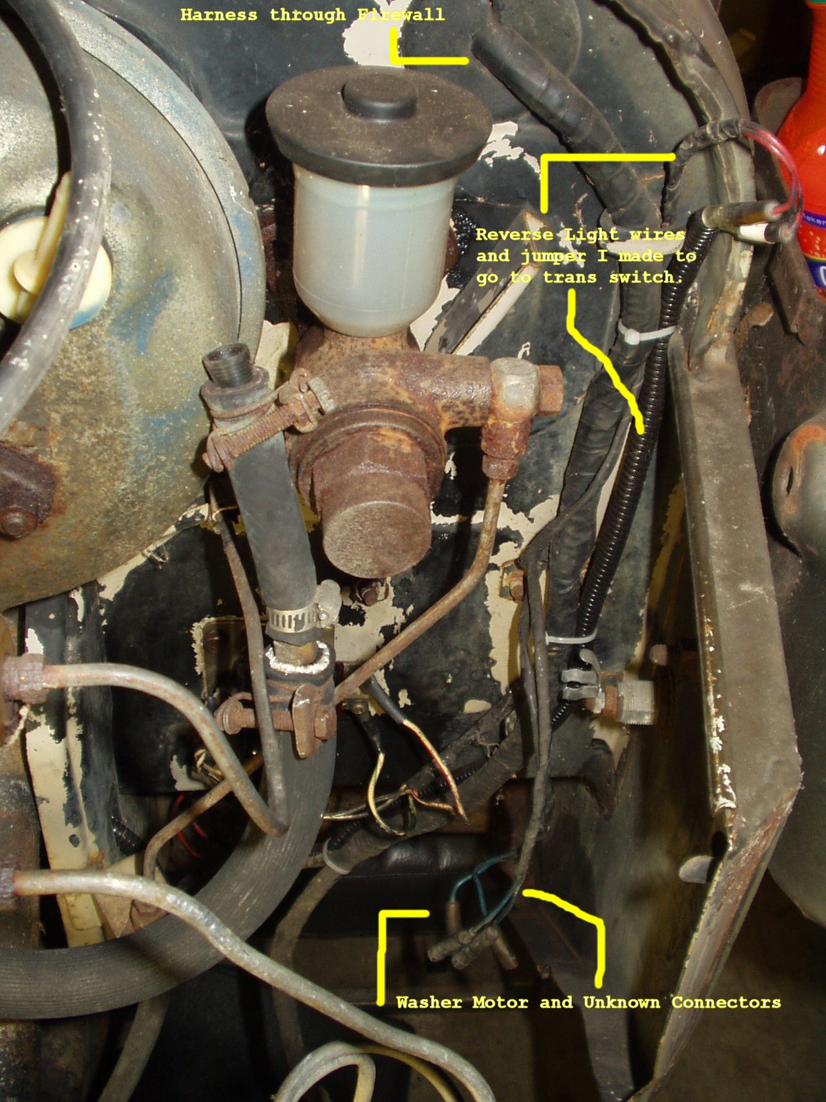 1971 Electrical Harness fuse box terminal 